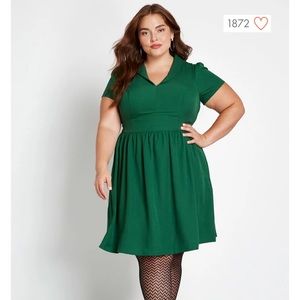 ModCloth Lively Identity Short Sleeve Dress Size S